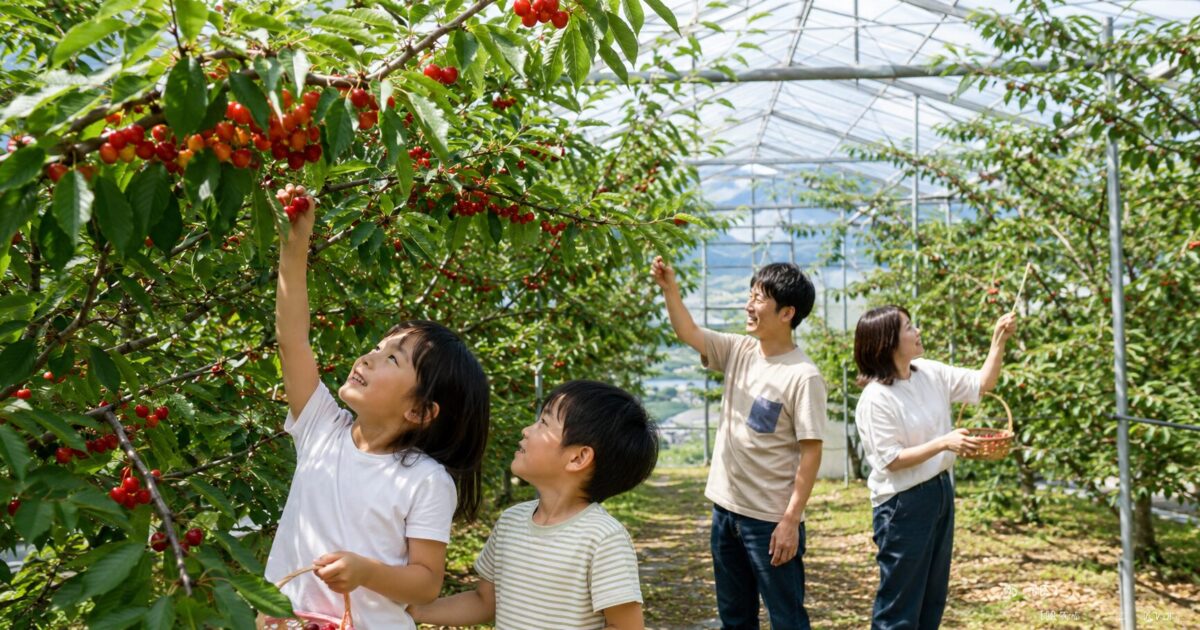 Fruit Picking in Japan